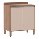 Ver imagem 1 de Balcão de Cozinha com Tampo 80 Cm 2 Portas de Abrir 1 Prateleira Lari Luciane Móveis