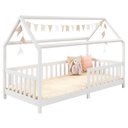 Ver imagem 3 de Cama Montessoriana Madeira Maciça Casa com Estrado Nina Branco Idimex