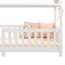 Ver mais imagens de Cama Montessoriana Madeira Maciça Casa com Estrado Nina Branco Idimex