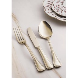 Faqueiro Lace Inox Pvd Champagne Gold 101 Pcs St James - 2