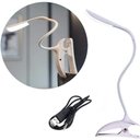 Ver imagem 2 de Luminária de Mesa sem Fio Touch Screen 18 Leds com Garra
