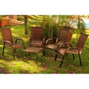 Ver imagem 1 de Conj Cadeira Area Externa Chuva Sol Resistente Argila