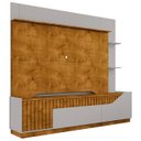 Ver imagem 7 de Estante Painel para Tv 75 Pol 210cm Shay Naturalle/off B02 - Mpozenato