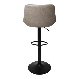 Banqueta Alta Estofada Para Bar Balcão Cozinha Americana Giratória Regulável Roma Com Costura - 4 Banqueta Alta Estofada Para Bar Balcão Cozinha Americana Giratória Regulável Roma Com Costura - 4