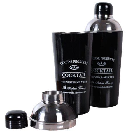 Coqueteleira Classic Black 8,7x24,5 Aço Galvanizado Bene Casa