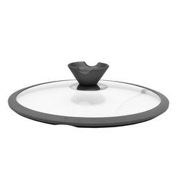 Frigideira a Indução com Tampa Antiaderente Granito Cinza Ø28cm - 2