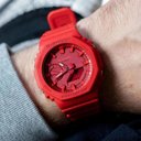 Ver imagem 5 de Relógio Casio Masculino Ref: Ga-2100-4adr G-shock Anadigi Red