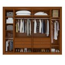 Ver imagem 6 de Guarda Roupa 6 Portas C/ Espelho Easy Space Frassino Lopas