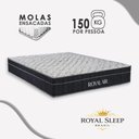 Ver imagem 5 de Cama Box Baú Queen Royal Air Pillow Top Molas Ensacadas Suede Cinza