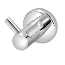 Ver imagem 2 de Kit 2 Porta Toalha Cabide Duplo Banheiro Luxo Metal Cromado