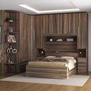 Ver imagem 5 de Dormitório Queen Size sem Cama 1219s San Remo