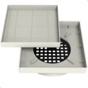 Ver imagem 7 de Kit com 2 Ralos Oculto Invisível Anti Inseto 15x15 Branco