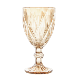 Jogo de Taças de Vidro para Água Suco Vinho Diamond Conjunto de Taça Mesa Posta 325ml 6 Unidades - Â - 7