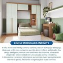 Ver imagem 5 de Guarda-Roupa Modulado 5 Peças Infinity Marrom/Cedro/Pistache