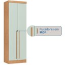 Ver mais imagens de Guarda-Roupa Modulado 5 Peças Infinity Marrom/Cedro/Pistache
