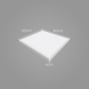 Ver imagem 2 de Plafon Led Sobrepor Quadrado 48w 60cm Branco Quente SQM6048 ST2682