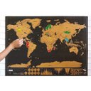 Ver imagem 5 de Mapa Mundi para Raspar Mapa do Mundo Grande 80 x 60 cm