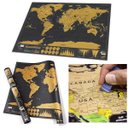 Ver imagem 1 de Mapa Mundi para Raspar Mapa do Mundo Grande 80 x 60 cm