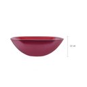 Ver imagem 4 de Cuba de Vidro 31cm x 12cm sem Válvula Rubi Astra Vermelho