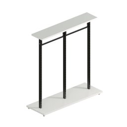 Expositor Central com 3 Colunas Cremalheira para Acessórios de 60 Cm Comac New - 1