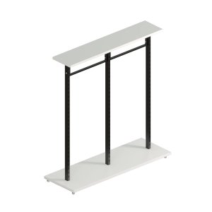 Expositor Central com 3 Colunas Cremalheira para Acessórios de 60 Cm Comac New