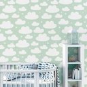 Ver imagem 5 de Papel de Parede Infantil 3d Céu Estrelado Verde – Rolo de 5 Metros para Escola, Quarto de Bebê, Cria