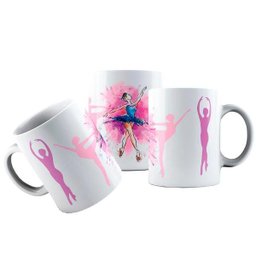 Caneca Cerâmica Balé Classico Dança De Ballet Arte - 1