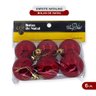 Kit 6 Bolinhas 4cm Enfeitar Decorar Pendurar Árvore Natal - 2