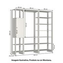 Ver imagem 4 de Estante Closet Yes com 1 Porta e 11 Nichos - Montana