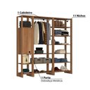 Ver imagem 3 de Estante Closet Yes com 1 Porta e 11 Nichos - Montana