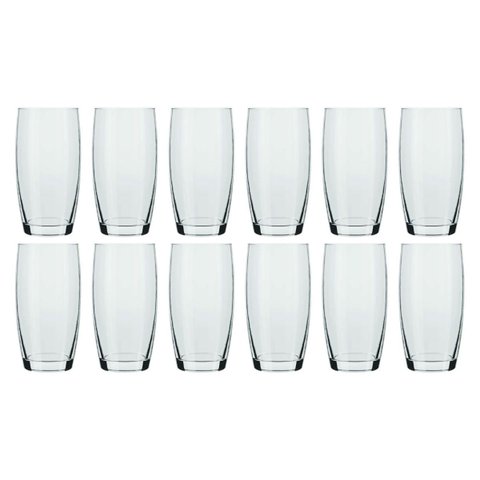 Jogo de Copos Nadir Long Drink Oca 400ml Vidro com 12 Peças