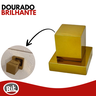 2 Acabamento Registro Chuveiro Banheiro Dourado Brilhante:dourado - 5