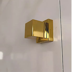 2 Acabamento Registro Chuveiro Banheiro Dourado Brilhante:dourado