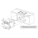 Ver imagem 3 de Conjunto de Embutir Fischer com Forno Elétrico 50L + Depurador 60cm 220V