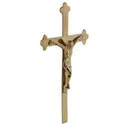 Cruxifixo Metal Dourado 22Cm - 1