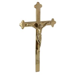 Cruxifixo Metal Dourado 22Cm - 2