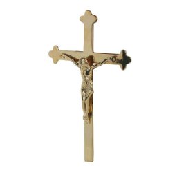 Cruxifixo Metal Dourado 22Cm - 3