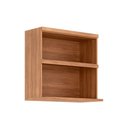 Ver imagem 4 de Armário Aéreo Cozinha Elena 2 Portas 80cm Cin/Platina MGM