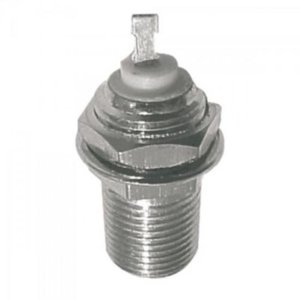 Conector F Femea para Painel com Rosca Generico
