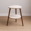 Ver imagem 1 de Mesa Lateral Triangulo Dupl Palito - Branco