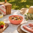 Ver imagem 6 de Saladeira 21cm Avulsa Bambu Plástico Stripes Lyor Sortido Grande Colorida Frutas Pipoca Salada