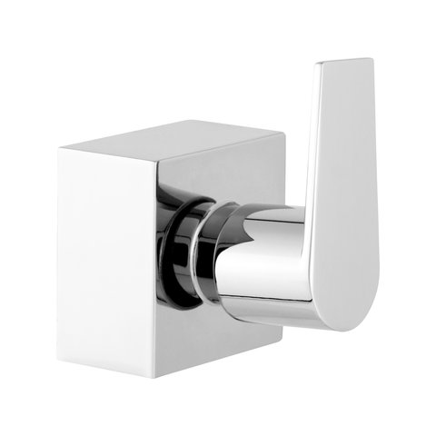 Acabamento para Registro Geral Chuveiro 1.1/2 50mm 1.1/4 Alavanca Quadrado Cromado Banheiro Padrão D