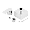 Ver imagem 4 de Acabamento para Registro Geral Chuveiro 1.1/2 50mm 1.1/4 Alavanca Quadrado Cromado Banheiro Padrão D