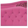 Kit Cabeceira e Calçadeira Yasmim 140 cm Casal Suede Pink - Doce Sonho Móveis - 6