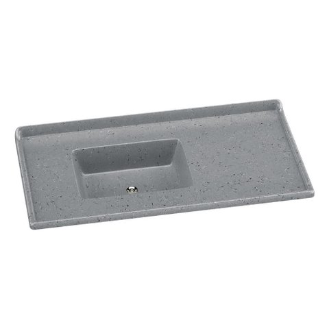 Pia de Cozinha Mármore Sintético 100x53cm Multimóveis CR20478 
