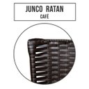 Ver imagem 5 de Jogo 4 Banquetas Baixas Para Cozinha Hawai Café Assento Azul