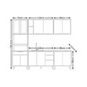 Ver imagem 2 de Cozinha Modulada Plena Pmt0004 com 12 Portas e 4 Gavetas sem Tampo Cinamon Nude Prime Tx Demóbile