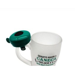 Caneca Campainha Quanto Maior A Caneca ... 400ml New Gift - 2