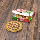 Ver imagem 1 de Jogo de Porta Copos Pizza Peperoni - 4 peças