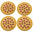 Ver imagem 2 de Jogo de Porta Copos Pizza Peperoni - 4 peças